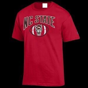 NC State Wolfpack Red Football T-Shirt